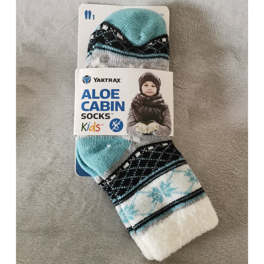 4/25 Yaktrax Aloe Cabin Socks kids EU SIZE 28-36